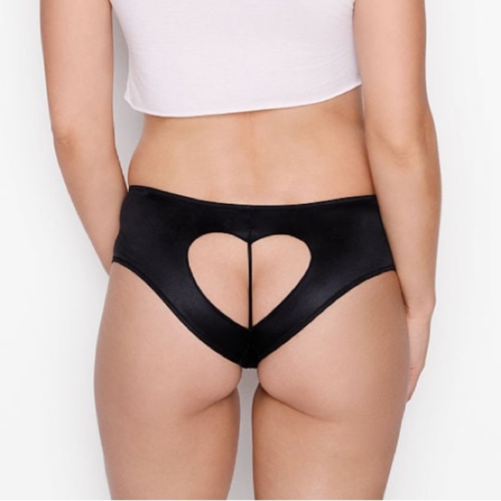 Very Sexy Heart Cutout Open Back Cheeky Panty
